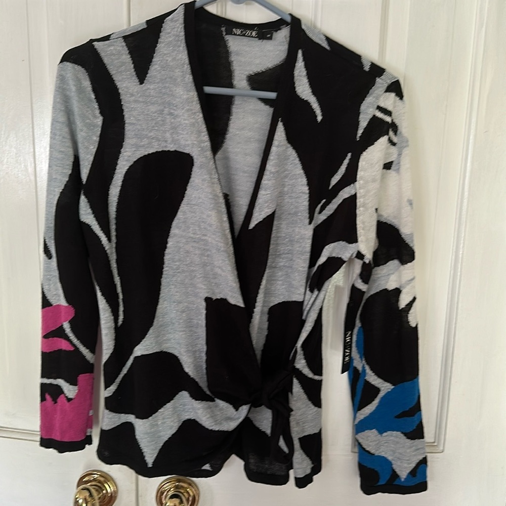 Wraparound light weight sweater